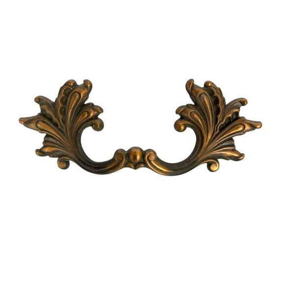 Drawer or Furniture Pull Lot of 7 Mismatched Vintage Metal Scrolls DIY Upcycle - Picture 12 of 13